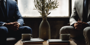 Israeli inheritance lawyer consulting clients on estate planning