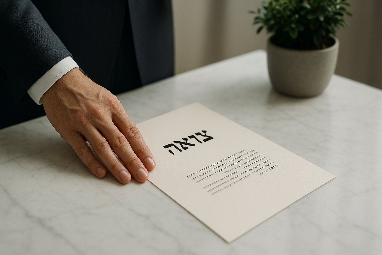 צוואות וירושה בישראל – מסמך משפטי על שולחן עורך דין