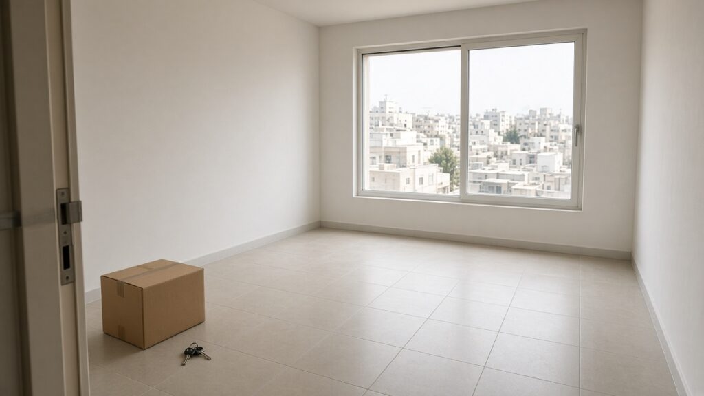 apartment prepared for handover to the buyer