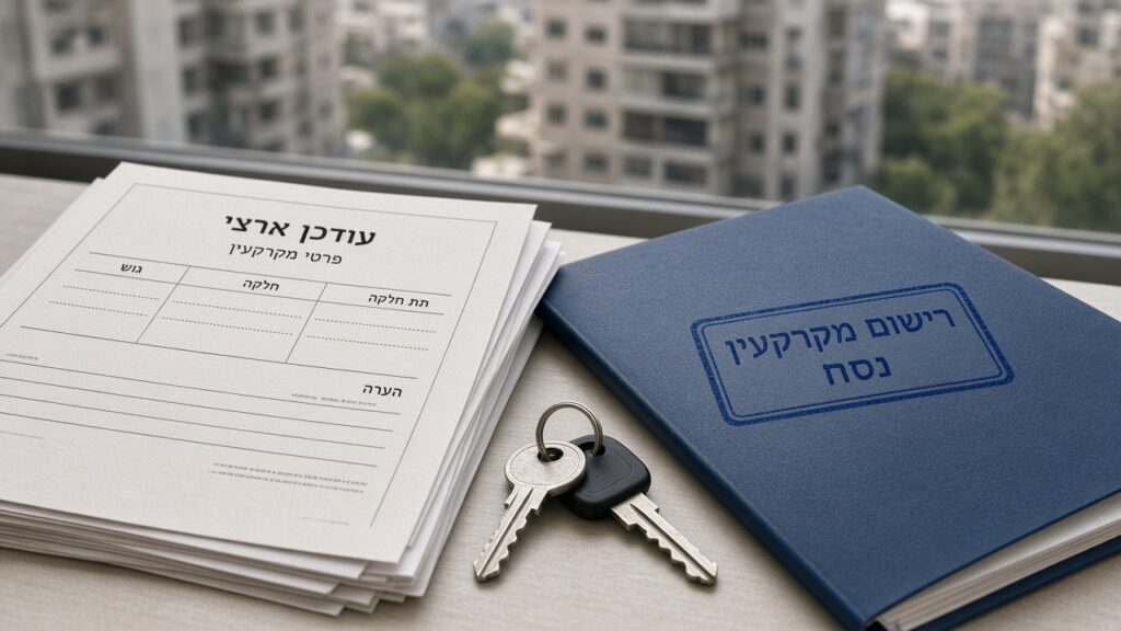 עסקת מתנה במקרקעין - רישום בטאבו